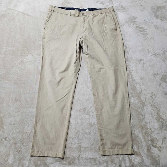 Lauren Ralph Lauren Other - Lauren Ralph Lauren Mens Khaki Chino Pants Tan Straight Leg Stretch‎ 40x32